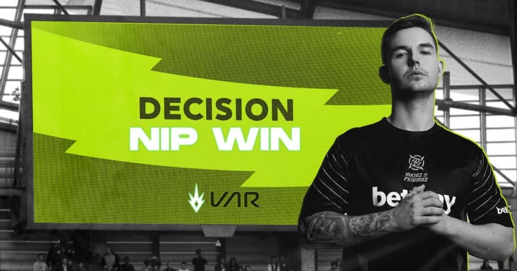 NiP win... after a VAR review