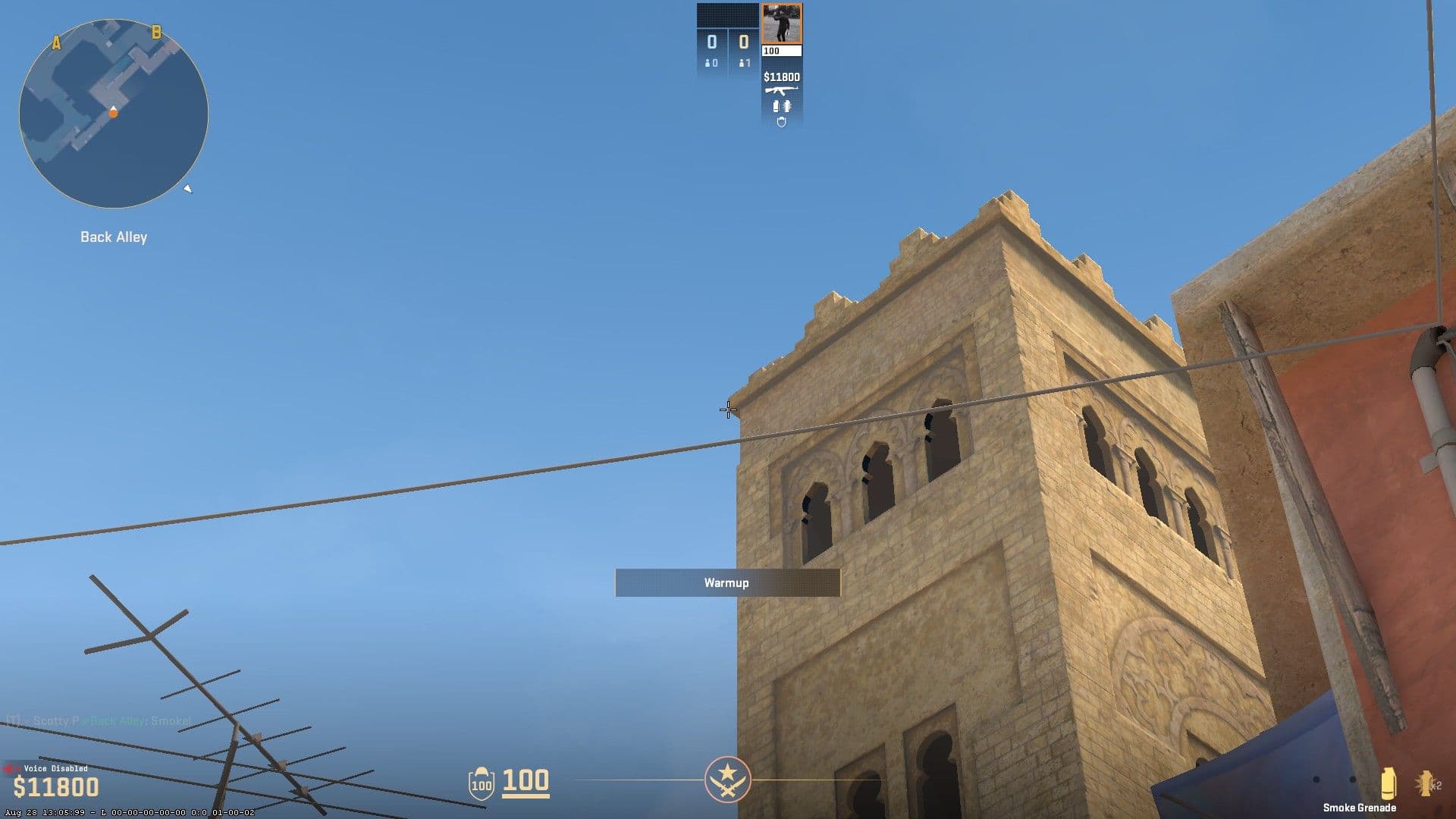 B site execute — Smoke 3 — Step 2 zoom