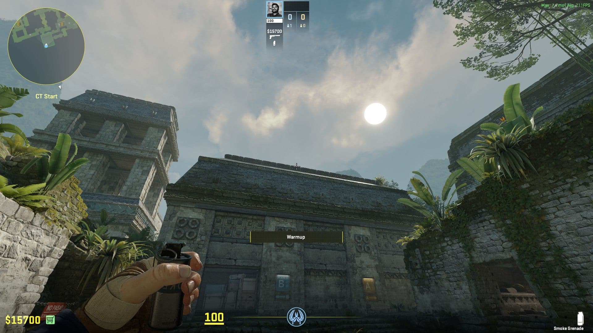 Instant Elbow smokes — Spawn 1