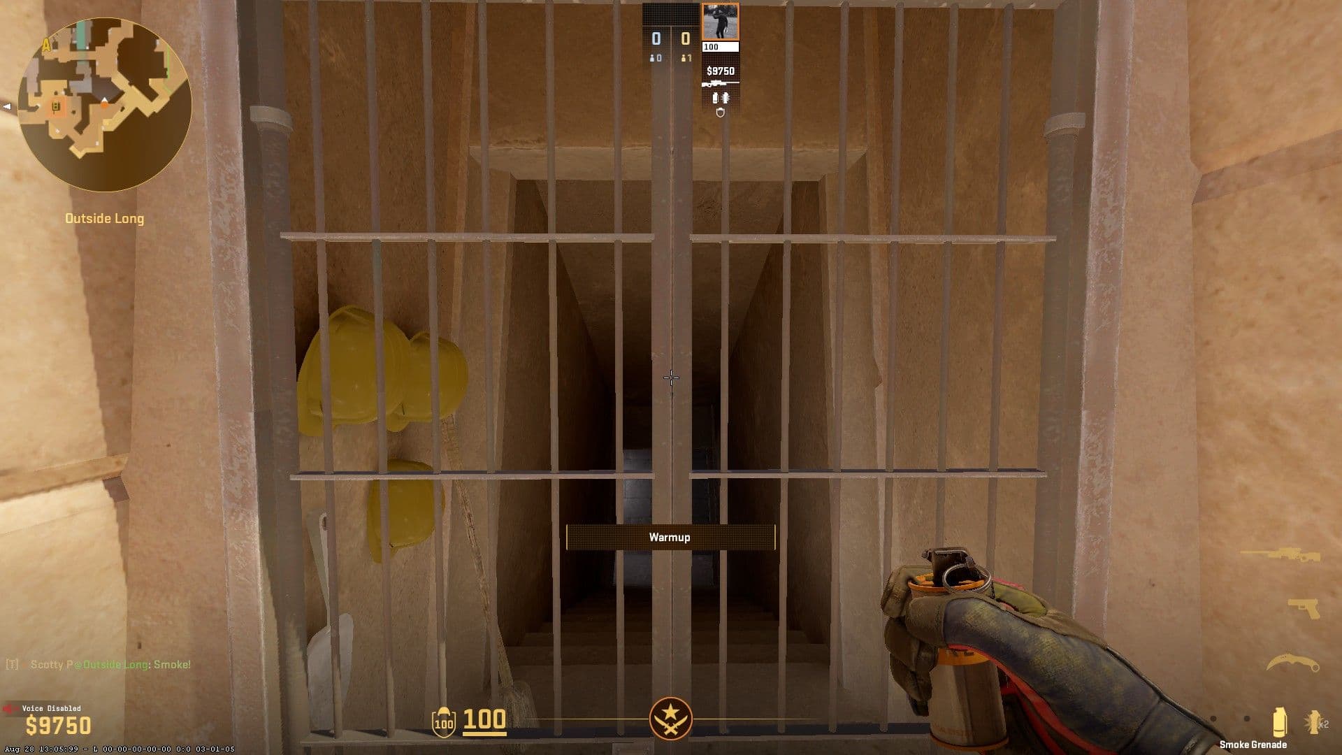 B site execute — Smoke 2 - position