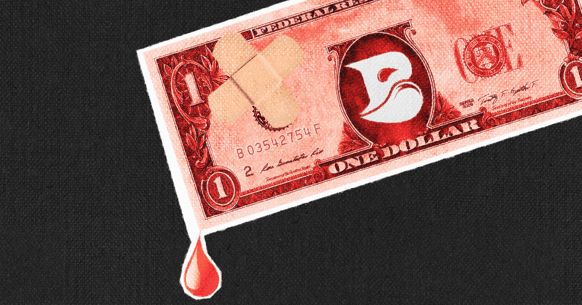 BLEED, sweat and bounced cheques