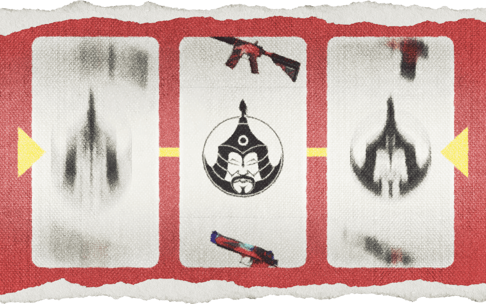Slot machine showing elements from Counter-Strike.