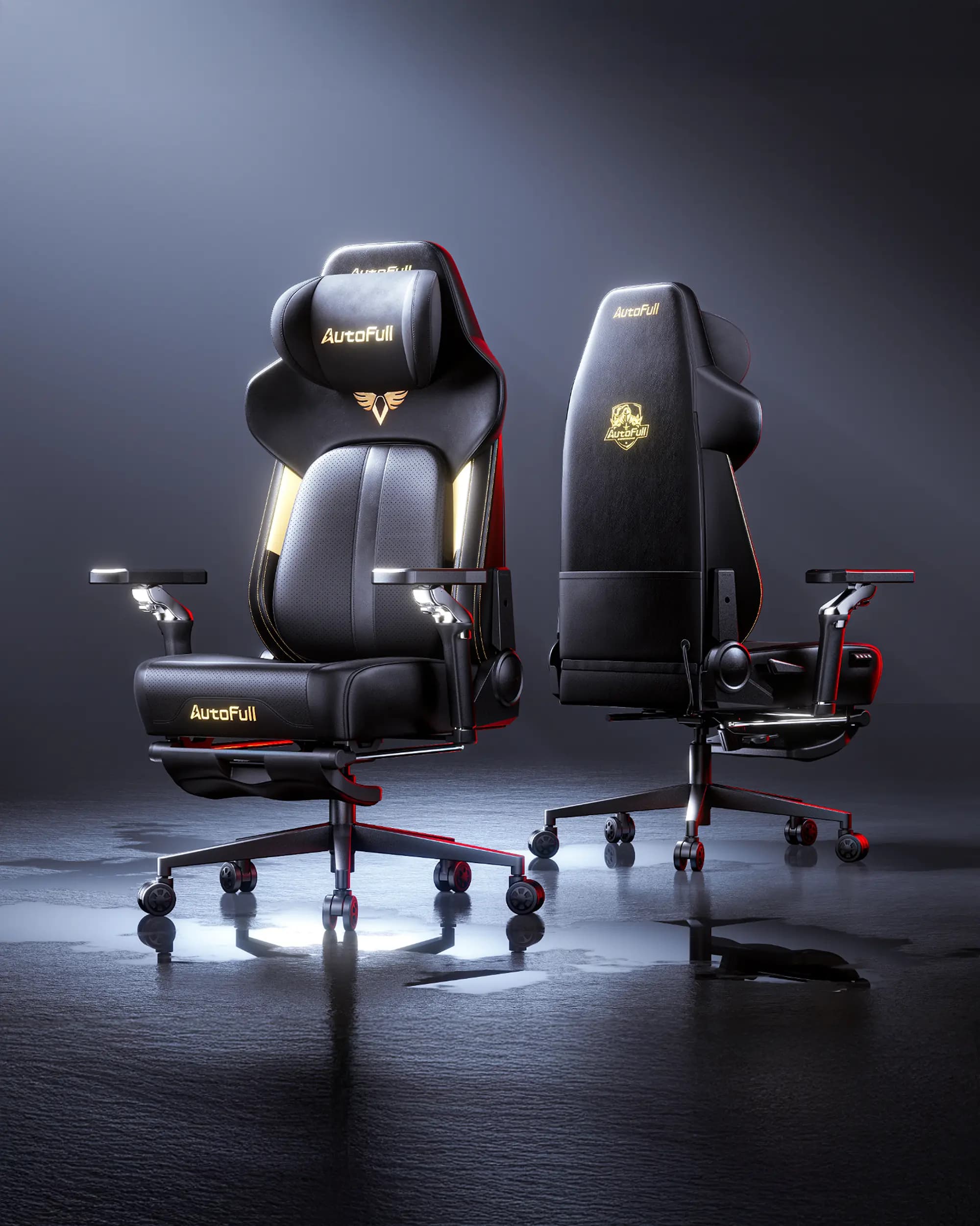 The AutoFull M6 Ultra 2.0 ergonomic gaming chair.