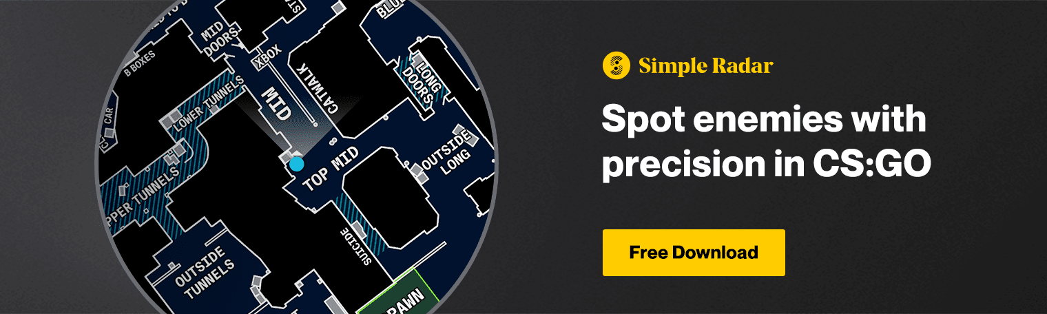 Banner that goes to Simple Radar landingpage