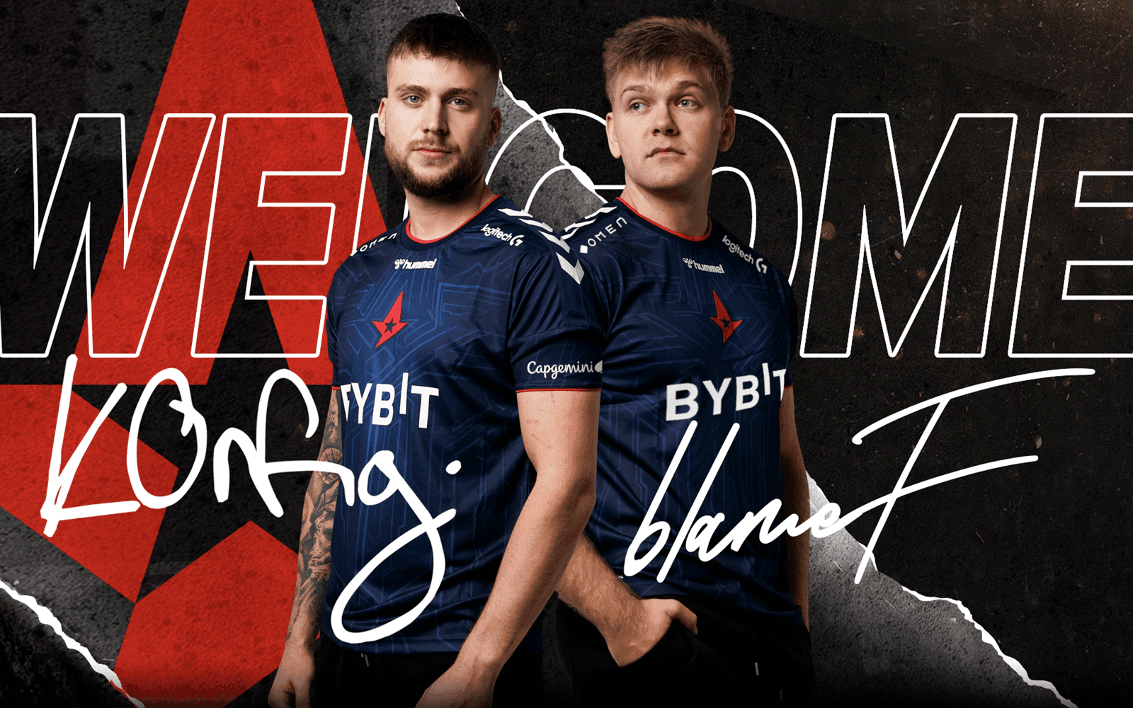 Astralis sign blameF and k0nfig