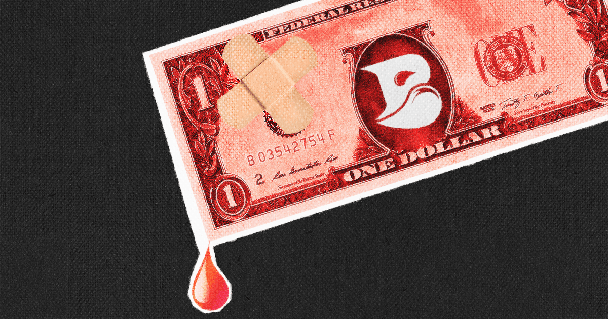 BLEED, sweat and bounced cheques