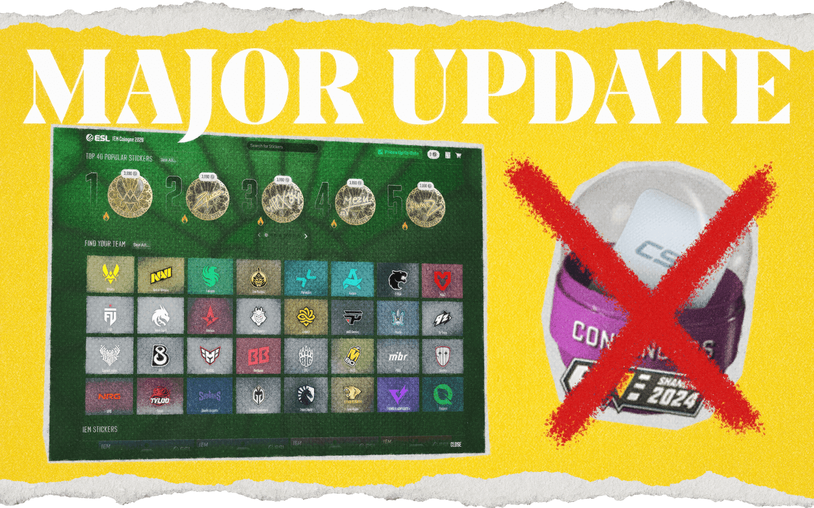 New stickers, new ways for Valve to empty your wallet